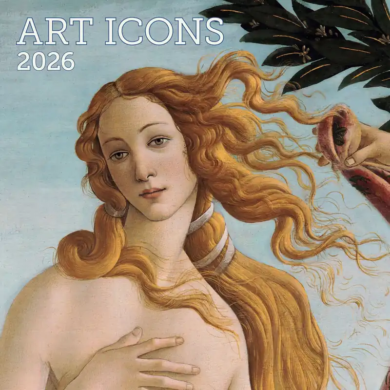 2026 Art Icons Wall Calendar Hassle-Free Returns