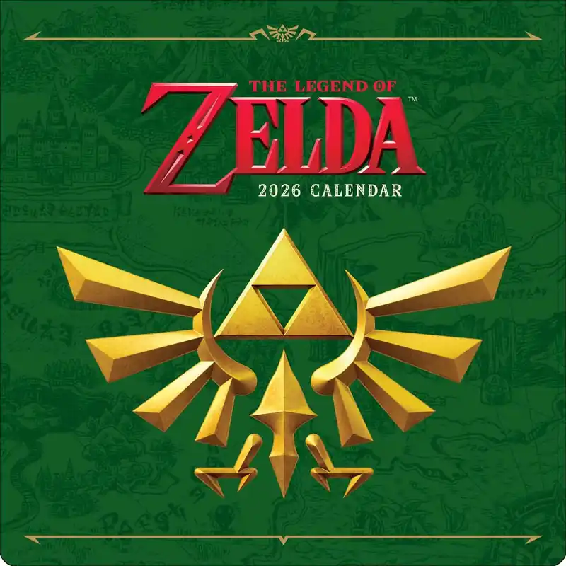 Budget 2026 Legend of Zelda Wall Calendar