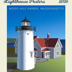 2026 New England Lighthouse Posters Large Wall, 13.4" x 19" Exclusive
