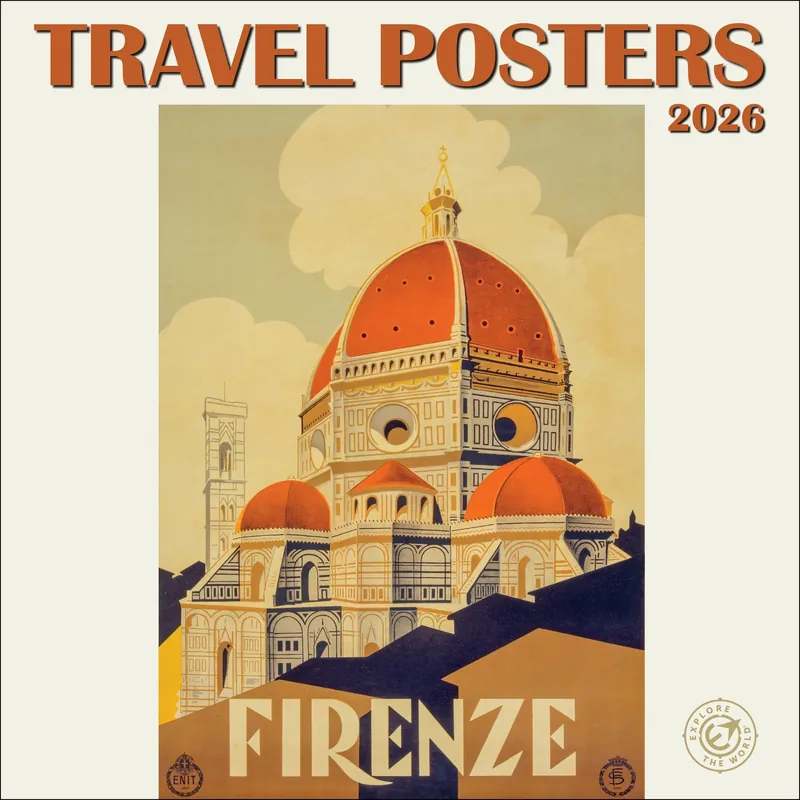 2026 Travel Posters Wall Calendar Bulk Order