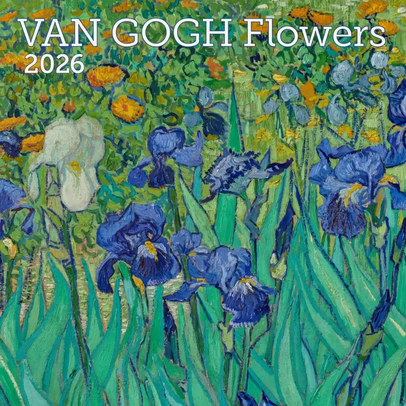 2026 Van Gogh Flowers Wall Calendar Sale