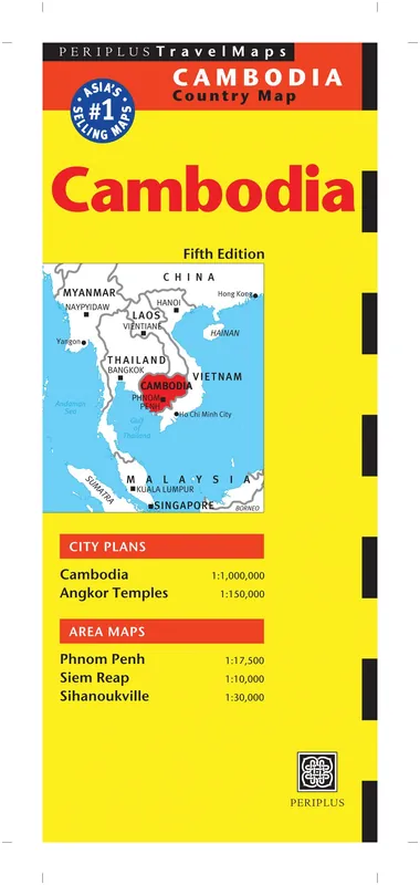 Cambodia Travel Map Fifth Edition Place Order