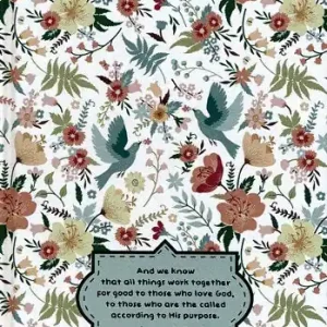 Luxury Romans 8:28 Floral Journal — Christian Superstore New Zealand