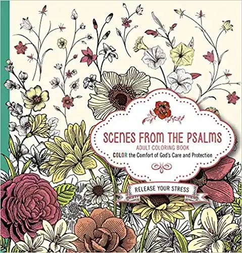 Luxury Scenes from the Psalms - Adult Colouring Book: Colour the Comfort of G — Christian Superstore New Zealand