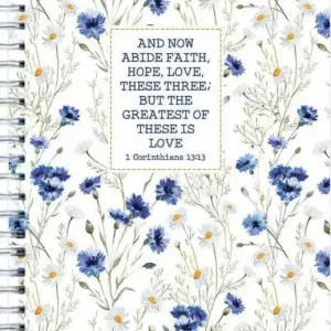 Super Sale Faith Hope Love Wire Hardcover Journal — Christian Superstore New Zealand