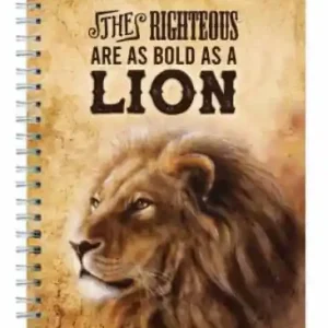 Righteous Are As Bold as a Lion Wire Hardcover Journal — Christian Superstore New Zealand Fast Shipping